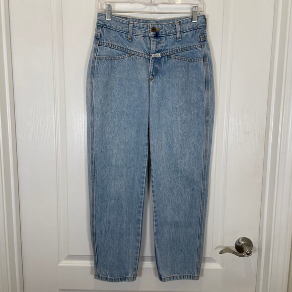 Vintage Denim - Vintage 90's Y2K Marithe Francois Girbaud Mom Jeans Acid Wash Tapered‎ 7/8 (6) S